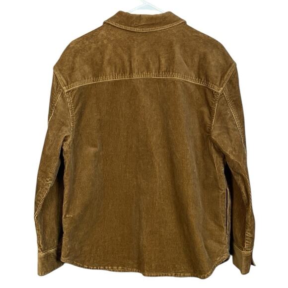 NWT Banana Republic Men’s Brown Corduroy Trucker Button Up Jacket Small - Picture 3 of 8